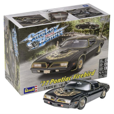 KIT PARA MONTAR REVELL SMOKEY AND THE BANDIT PONTIAC FIREBIRD 1977 1/25 89 PEÇAS REV 85-4027 14027